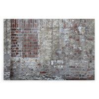Leinwandbild zerstörteWand Steinoptik 90cm x 60 cm