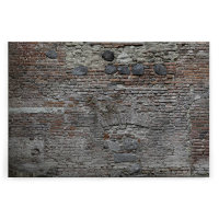 Leinwandbild Ziegel2 Steinoptik 90cm x 60 cm