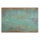 Leinwandbild Metalltürkis Rostoptik 90cm x 60 cm