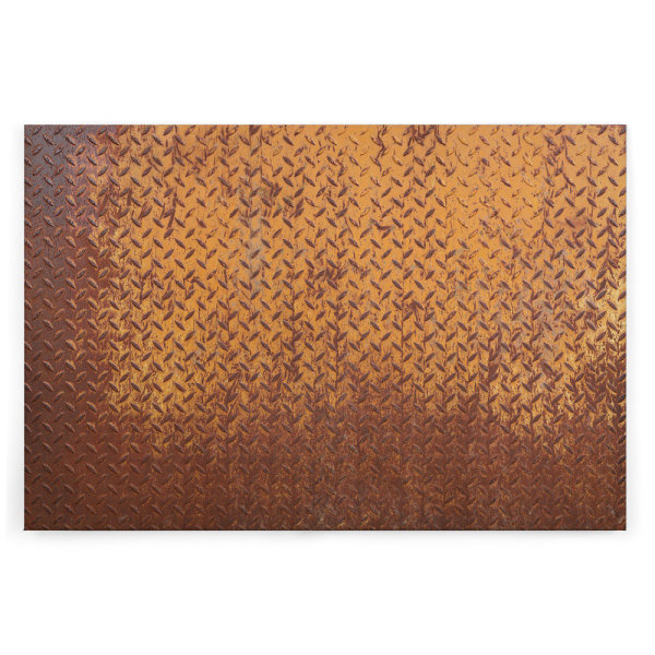 Leinwandbild RostigePlatte Rostoptik 90cm x 60 cm