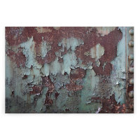 Leinwandbild Korrosion Rostoptik 120cm x 80 cm