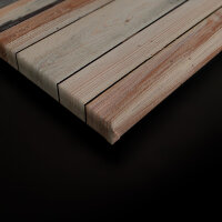 Leinwandbild Holzbrettbunt Holzoptik 90cm x 60 cm