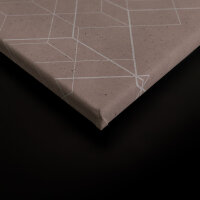 Leinwandbild network1 Geometrisch 90cm x 60 cm