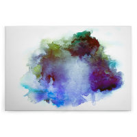 Leinwandbild Tintenfleck Abstrakt 90cm x 60 cm