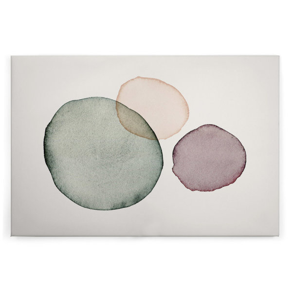 Leinwandbild Calm Punkte 90cm x 60 cm