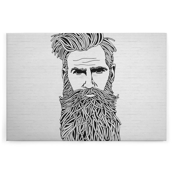 Leinwandbild iconic2 Person 120cm x 80 cm