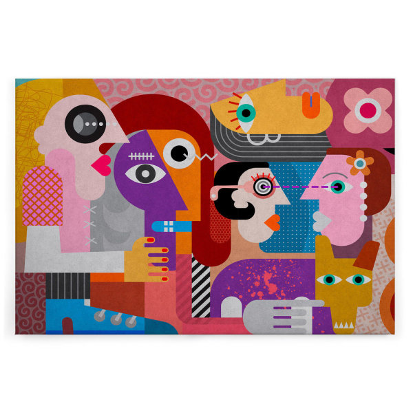 Leinwandbild couples1 Kunst 120cm x 80 cm