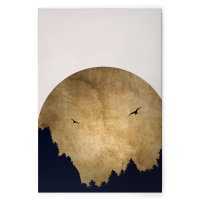 Leinwandbild TwoBirds Landschaft 90cm x 60 cm