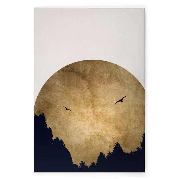 Leinwandbild TwoBirds Landschaft 120cm x 80 cm