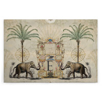 Leinwandbild NostalgicElefa Tiere 120cm x 80 cm