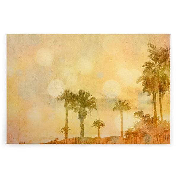 Leinwandbild PalmOasis1 Tropen 120cm x 80 cm