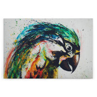 Leinwandbild Parrot Kunst 90cm x 60 cm
