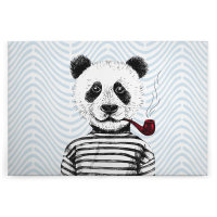 Leinwandbild ModernPanda1 Tiere 120cm x 80 cm