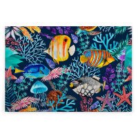 Leinwandbild Underwater2 Natur 90cm x 60 cm