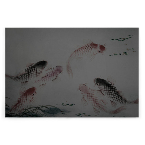 Leinwandbild dancingkois2 Tiere 120cm x 80 cm