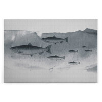 Leinwandbild intotheblue3 Tiere 120cm x 80 cm