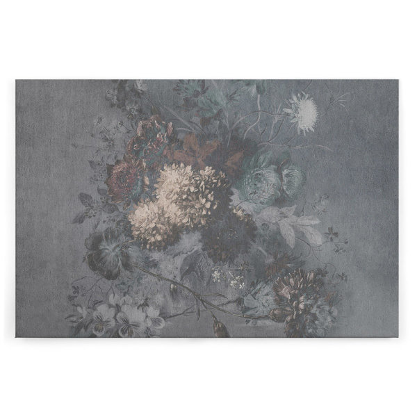 Leinwandbild bouquetgris1 Blumen 90cm x 60 cm