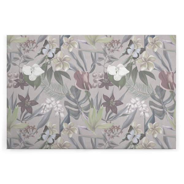 Leinwandbild orchidgarden1 Blumen 120cm x 80 cm