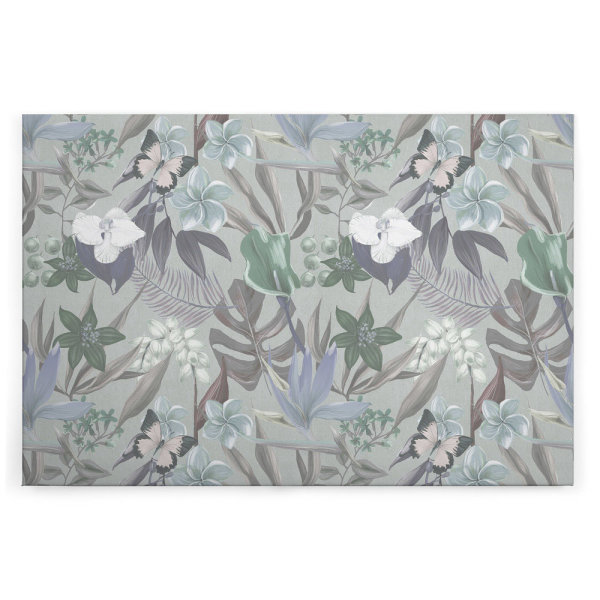 Leinwandbild orchidgarden2 Blumen 90cm x 60 cm