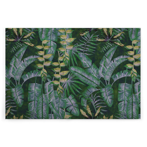 Leinwandbild tropicana2 Blumen 120cm x 80 cm
