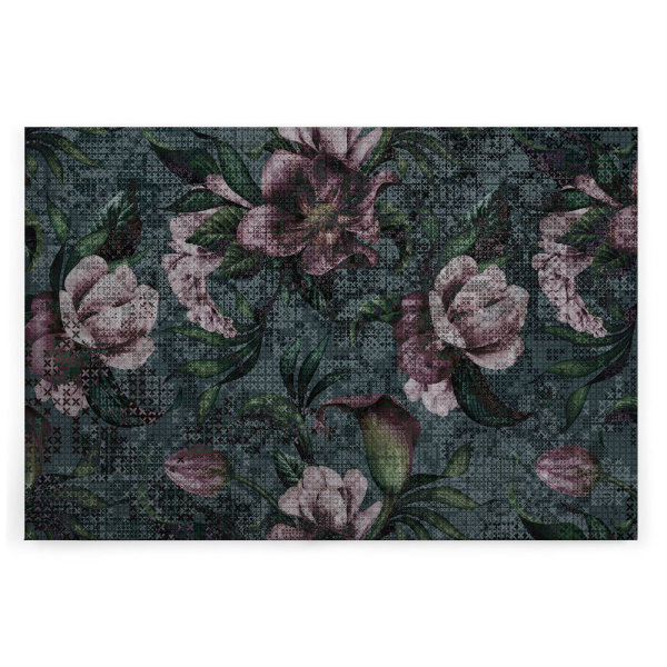 Leinwandbild mystique3 Blumen 120cm x 80 cm