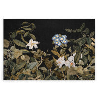 Leinwandbild BotanicSketch3 Blumen 90cm x 60 cm