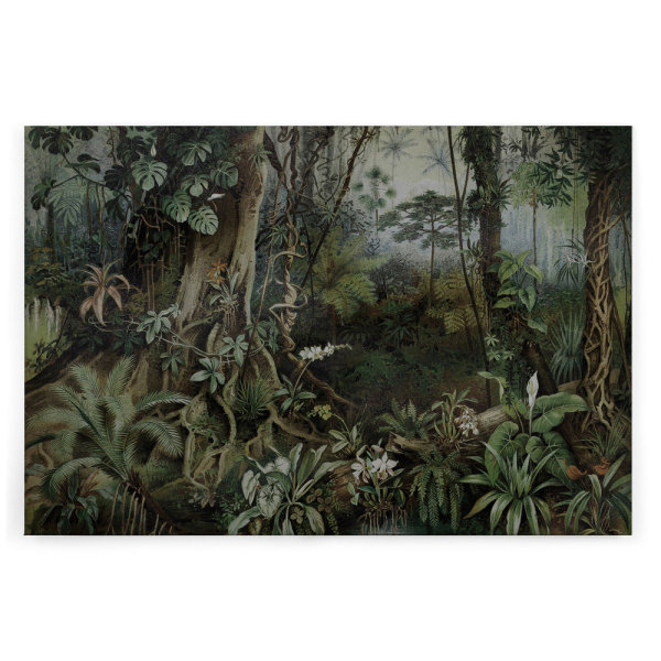 Leinwandbild jungle2 Dschungel 120cm x 80 cm