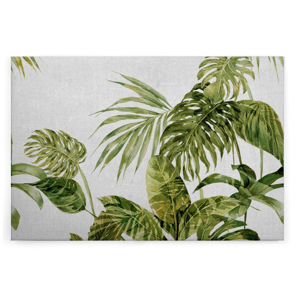 Leinwandbild TropicalLeave1 Tropisch 120cm x 80 cm