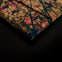 Leinwandbild meadow1 Blumen 90cm x 60 cm