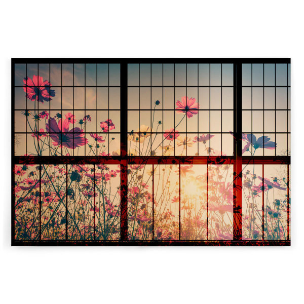 Leinwandbild meadow1 Blumen 120cm x 80 cm