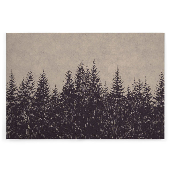 Leinwandbild blackforest1 Wald 120cm x 80 cm