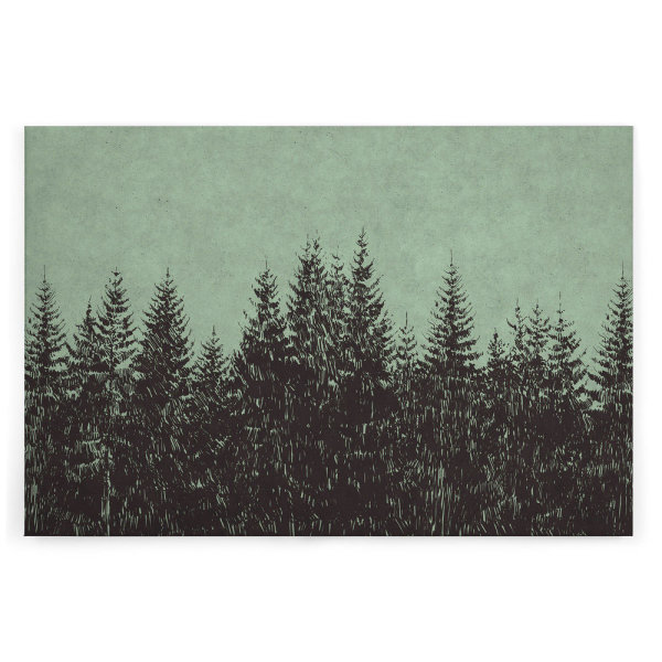 Leinwandbild blackforest2 Wald 120cm x 80 cm