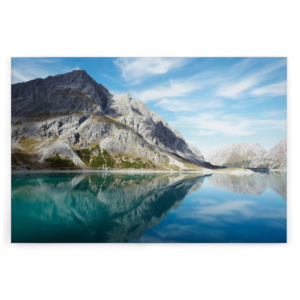 Leinwandbild Bergseeklar See 120cm x 80 cm