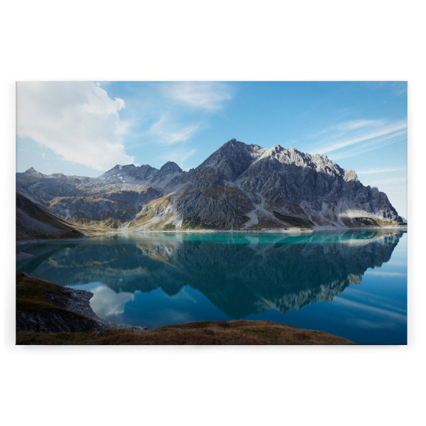 Leinwandbild Bergseeklar See 120cm x 80 cm