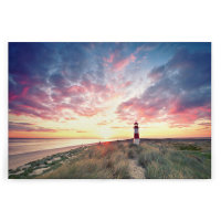 Leinwandbild Leuchtturm Leuchtturm 90cm x 60 cm