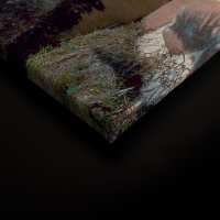 Leinwandbild Palmenstrand Meer 90cm x 60 cm