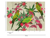 The Wall Wallpaper 7-teilig 3,71 m x 2,80 m