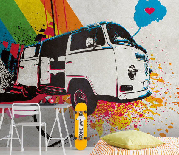 The Wall Wallpaper 7-teilig 3,71 m x 2,80 m