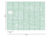 The Wall Wallpaper 7-teilig 3,71 m x 2,80 m