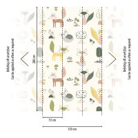 The Wall II Panel 3-teilig 2,80 m x 1,59 m