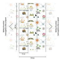 The Wall II Panel 3-teilig 2,80 m x 1,59 m