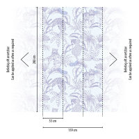The Wall II Panel 3-teilig 2,80 m x 1,59 m
