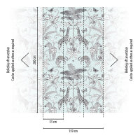 The Wall II Panel 3-teilig 2,80 m x 1,59 m