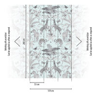 The Wall II Panel 3-teilig 2,80 m x 1,59 m