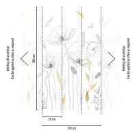 The Wall II Panel 3-teilig 2,80 m x 1,59 m