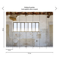 The Wall II Panel 7-teilig 2,80 m  x 3,71 m