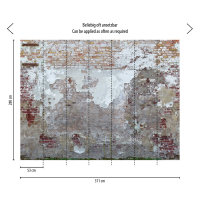 The Wall II Panel 7-teilig 2,80 m  x 3,71 m