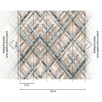 The Wall II Panel 5-teilig 2,80 m x 2,65 m