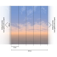 The Wall II Panel 5-teilig 2,80 m x 2,65 m