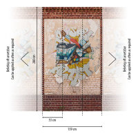 The Wall II Panel 3-teilig 2,80 m x 1,59 m